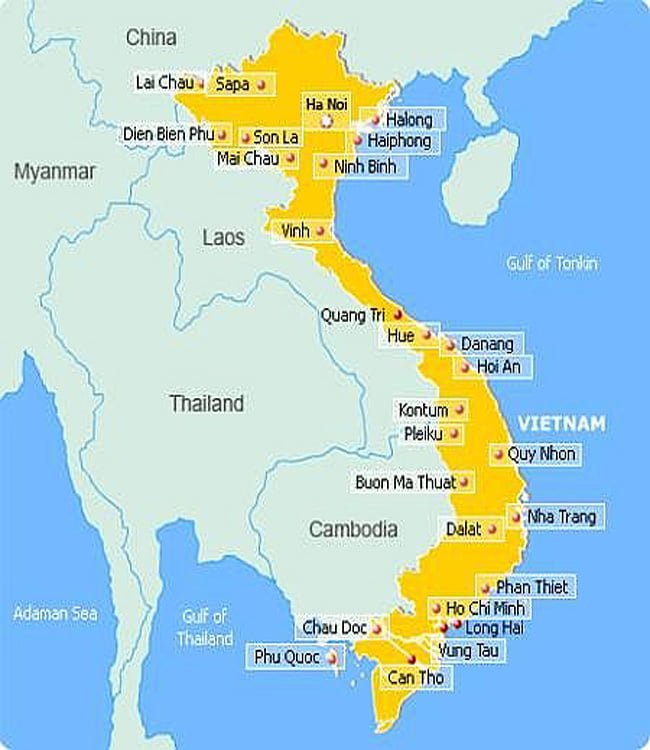 Bản Đồ Việt Nam Full HD Khổ Lớn - 63 Tỉnh Thành 2023